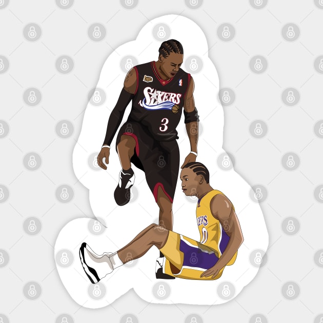 Allen Iverson Sticker by xavierjfong